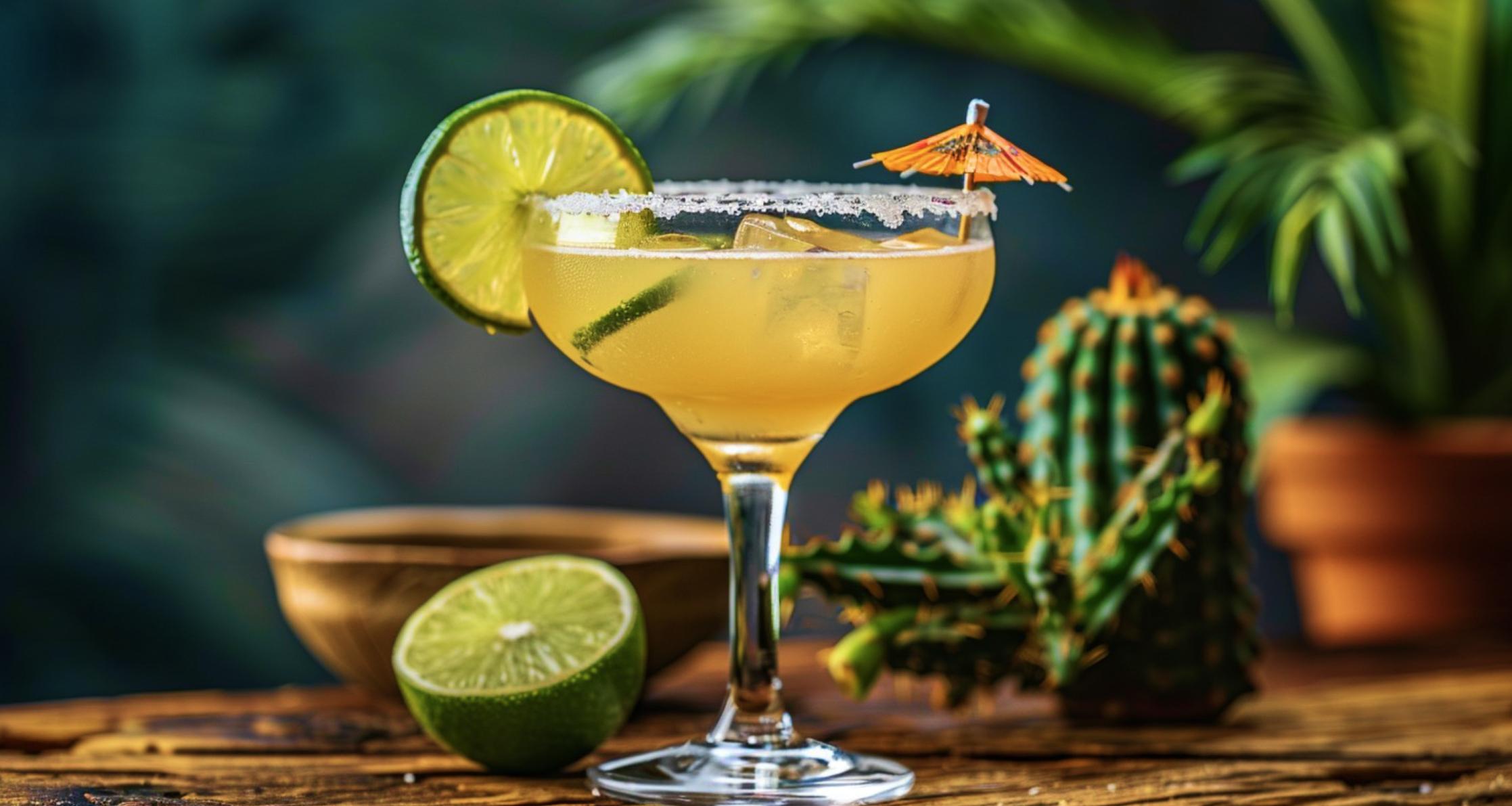 A picture of a margarita  drink